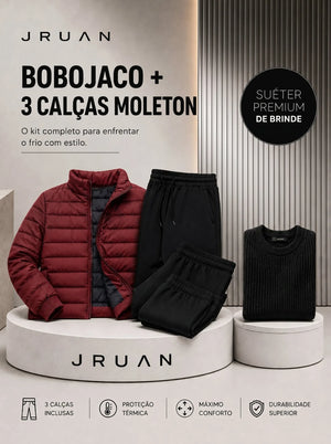 (OFERTA DE INVERNO) Kit Frio Imparável (Bobojaco + Calça Moletom ) + SUÉTER PREMIUM GRÁTIS - imagem 2